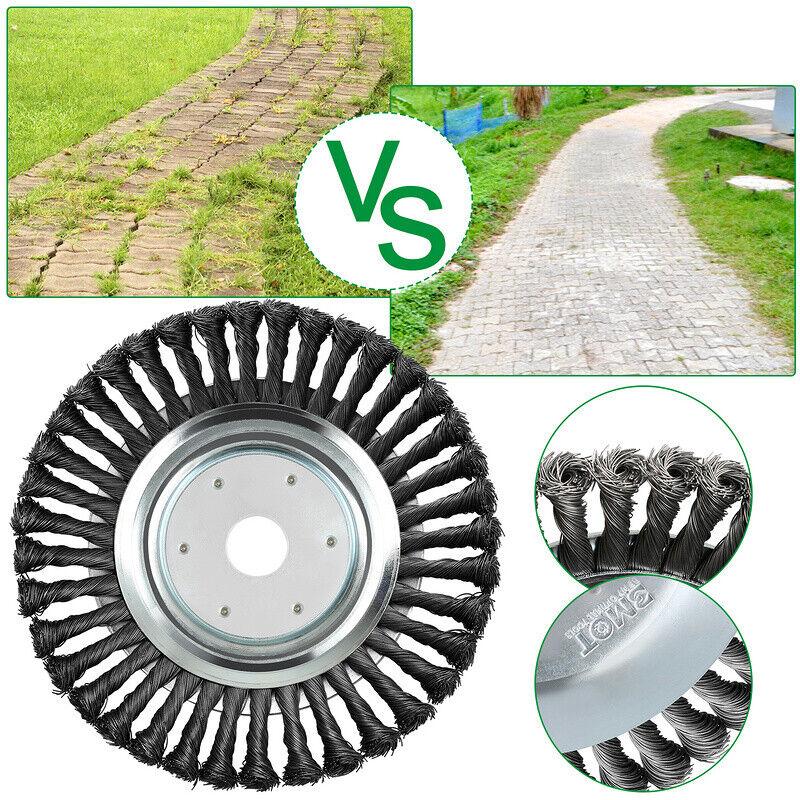 Steel Weed Trimmer Brush Grass Cutting Head Lawn Mower Blades for Gasoline Engines Durable Gardening Accessory