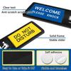 Waterproof Reminder Signs Self adhesive Door Slider Signs Hotel Bulletin Board  Office Room