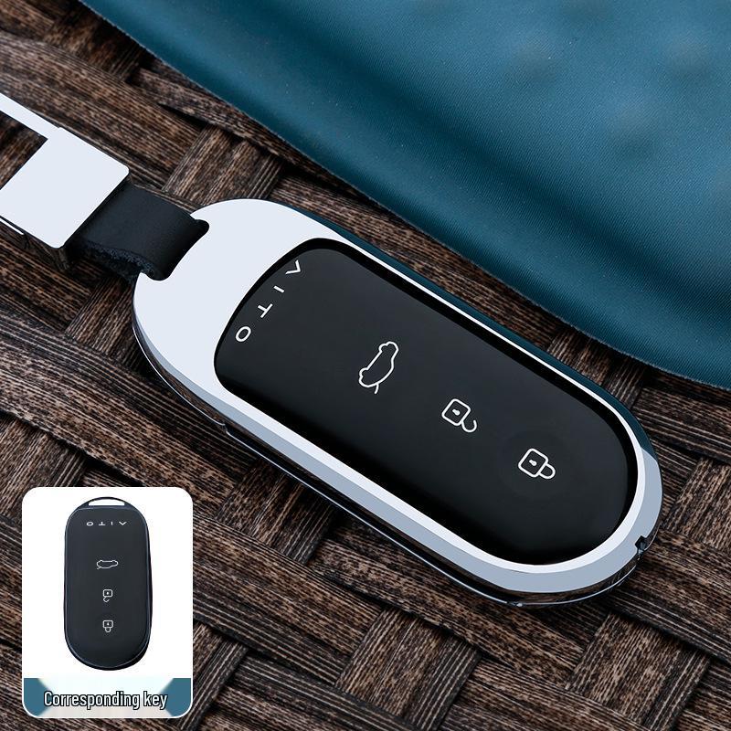AITO M5 2022 Key Cover: Dedicated Metal Case with Buckle for M7 Seres Model