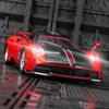 1/32 Simulation Pagani BC Alloy Supercar Model, Doors Can Be Opened with Sound and Light, Car Ornaments