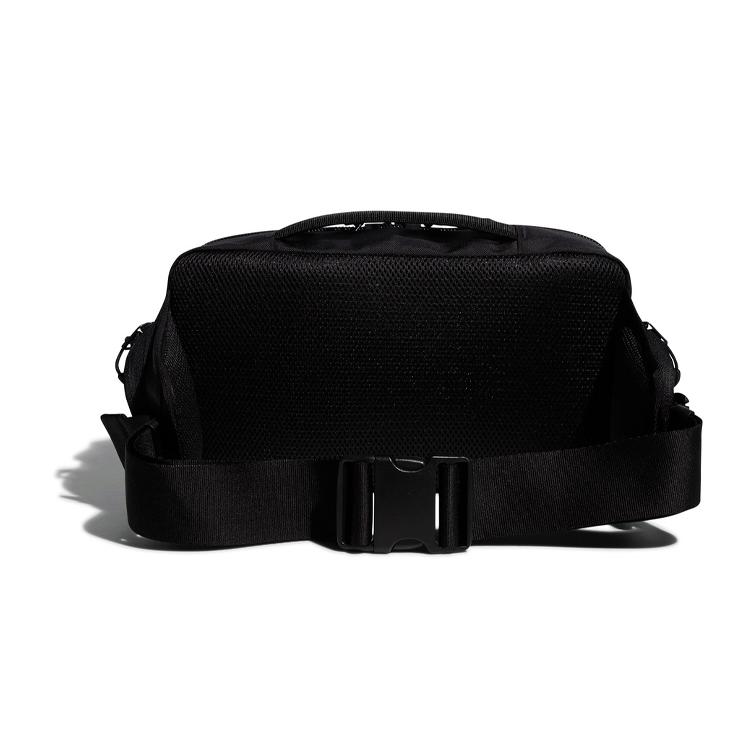 New Adidas Nylon Fabric Crossbody Bag, Handbag Regular Unisex Pure Black GL8565