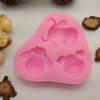 2pcs Cow Animals Head Fondant Molds Sheep Candle Mold Present Cake Making Mold  for Cookies