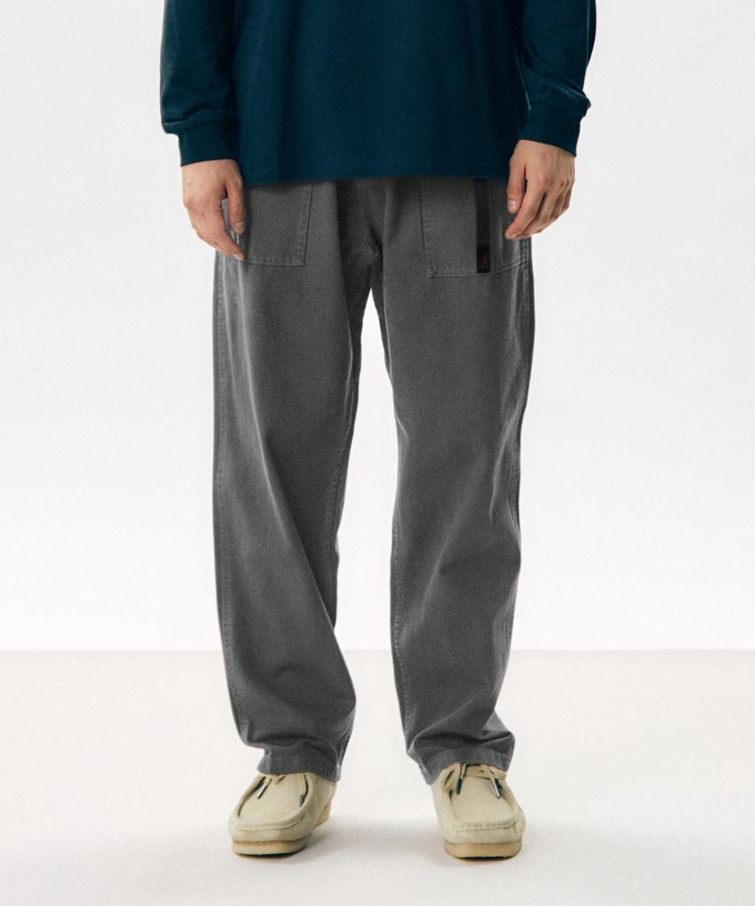 Geulamichi Loose Tapered Ridge Pants Gravel Grey
