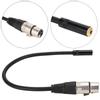 3.5MM Female to XLR Female Zinc Alloy 3.5MM Interface Audio Adapter Cable Patch Cord