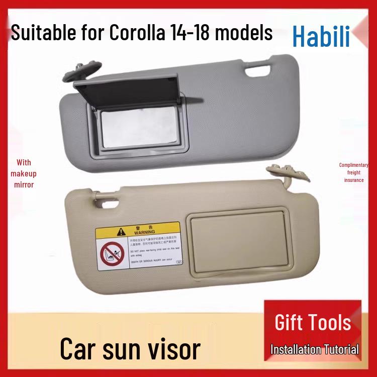 2014-19 Toyota Corolla Sunshade Visor with Vanity Mirror