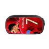 Ronaldo Jungen Mädchen Federmäppchen Federtasche Fußballstar Reißverschluss Federmäppchen für Jungen Mädchen Bestes Geschenk Damen Kosmetiktaschen