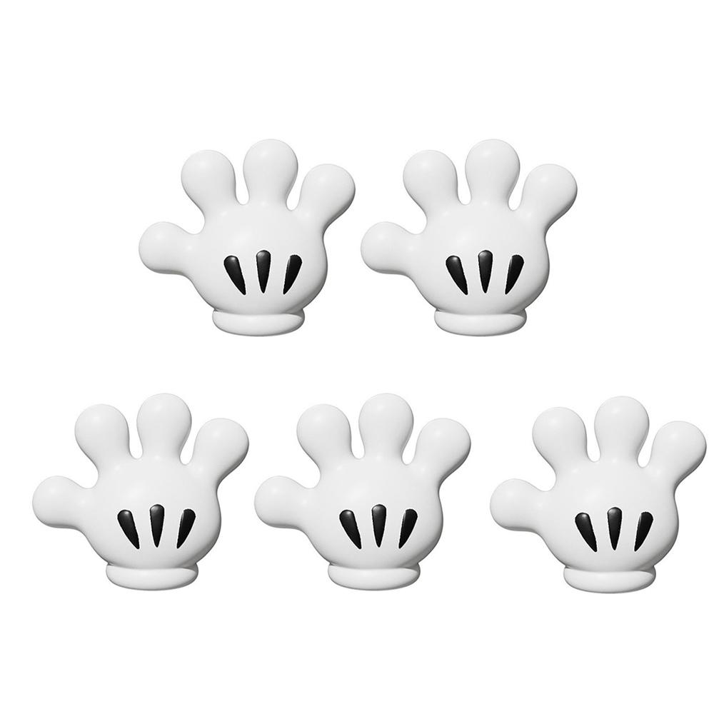 Toothbrush Holder Mickey Palm Cute Bathroom Towel Suction Cup Multi-function Hook Traceless Hook Data Cable Winder