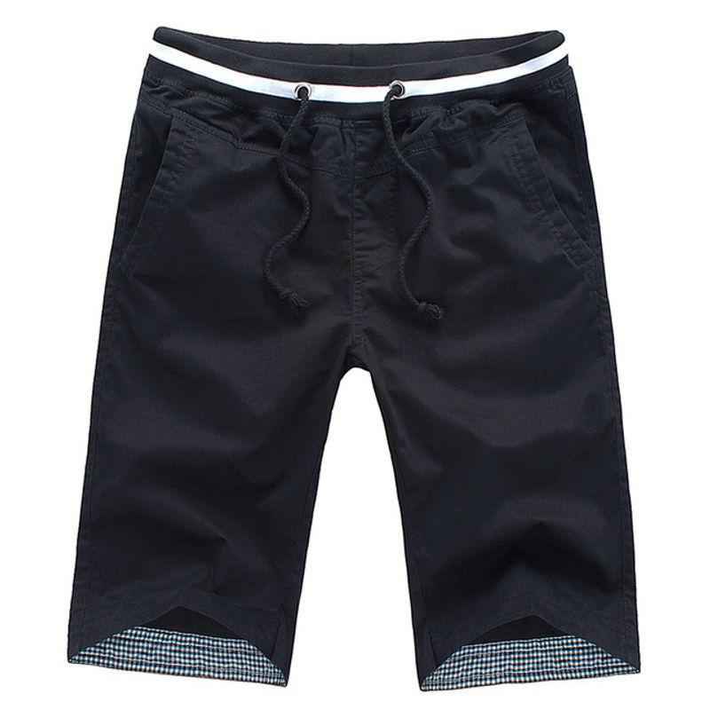 

Five-Point Pants Middle Pants Beach Pants Shorts Dark blue L