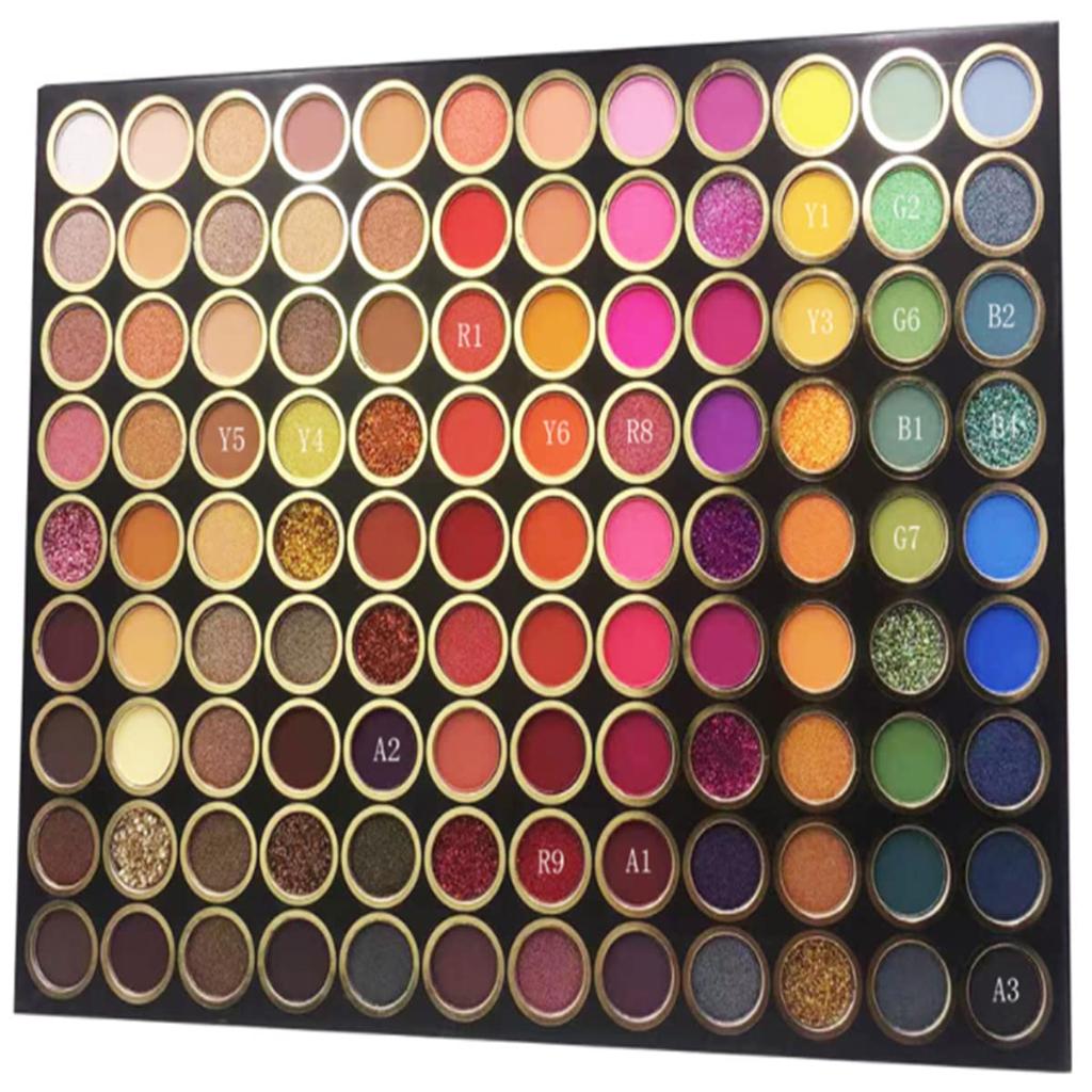 Professional Eyeshadow Matte and Glitter Color Highly Nude Palette Eye Makeup Set 108-Color Palette, Eyeshadow, Pigmented, Waterproof, Long-Lasting