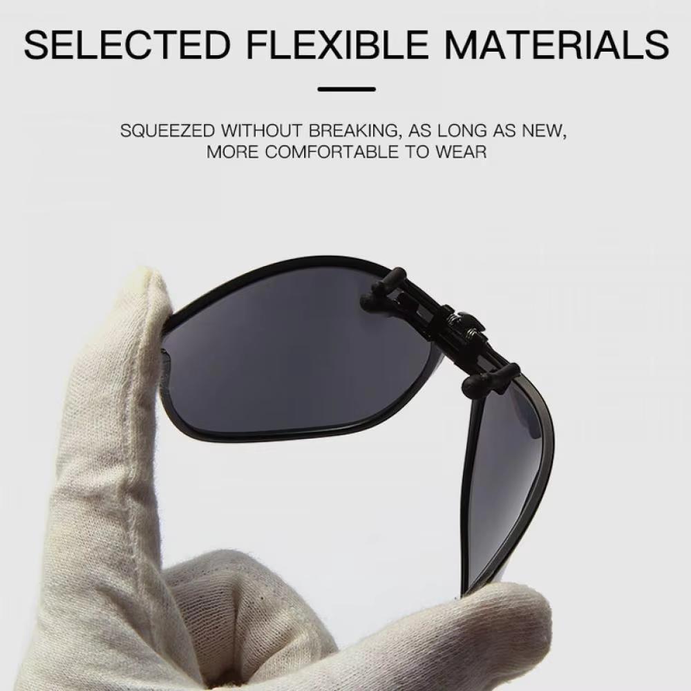 Fashionable Polarized Myopia Glasses Clip Driver's Goggles Night Vision Glasses Outdoor Sunshade And UV Resistant Sunglasses