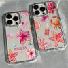 Summer Marine Life Phone Case for Samsung Galaxy S25 S24 S23 S22 S21 S20 Note20 FE Ultra Edge Plus 4G 5G Transparent Soft Cover
