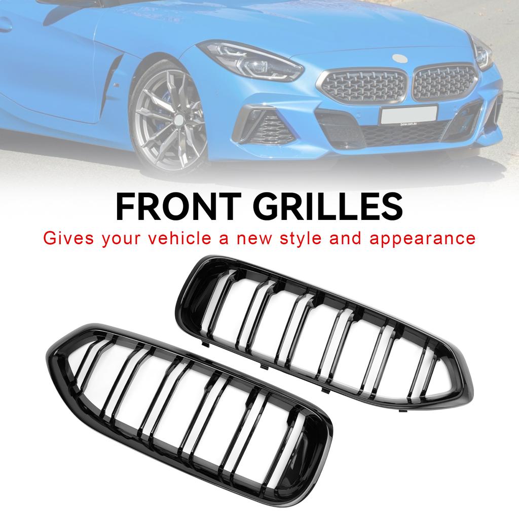 Gloss Black Front Kidney Grill Grille Fit BMW G29 Z4 20I 30I M40I 2019-2024
