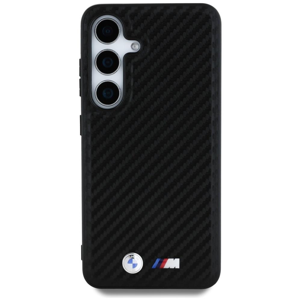 Etui Bmw Leather Carbon Magsafe Do       Samsung Galaxy S25 Czarny