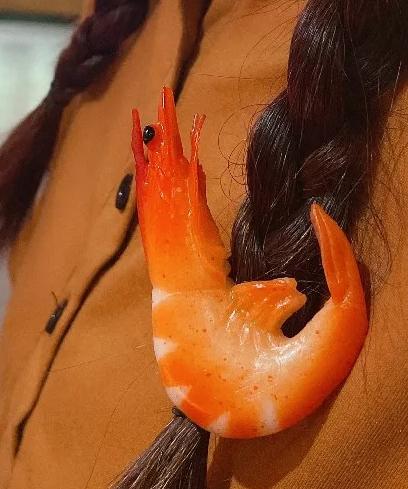 

Women s Hair Clips Simulated Food Hair Clip Creative Accessories for Shrimp/vegetable Models Food Series Multi Hair Clips