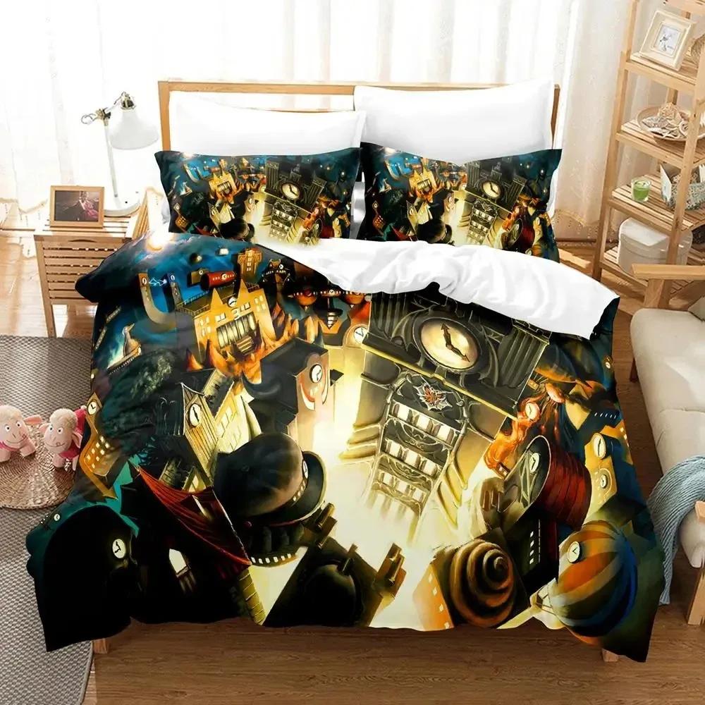Anime Disgaea Comfortable Duvet Quilt Cover Pillowcase Bedding Set Children Bedroom Decoration Home Textile