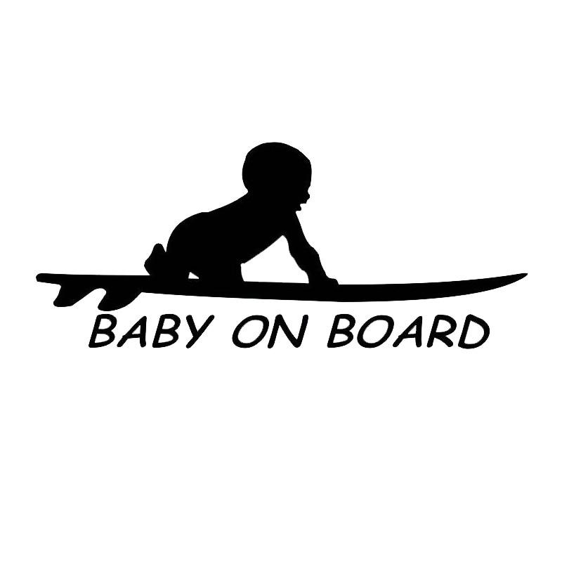 Buy 3 Pcs Reflective Personality Baby On Board Surf Surfing Surfboard Car Stickers Car Body Car Window Or Door Styling Removable Waterproof Stickers At Affordable Prices Free Shipping Real Reviews With