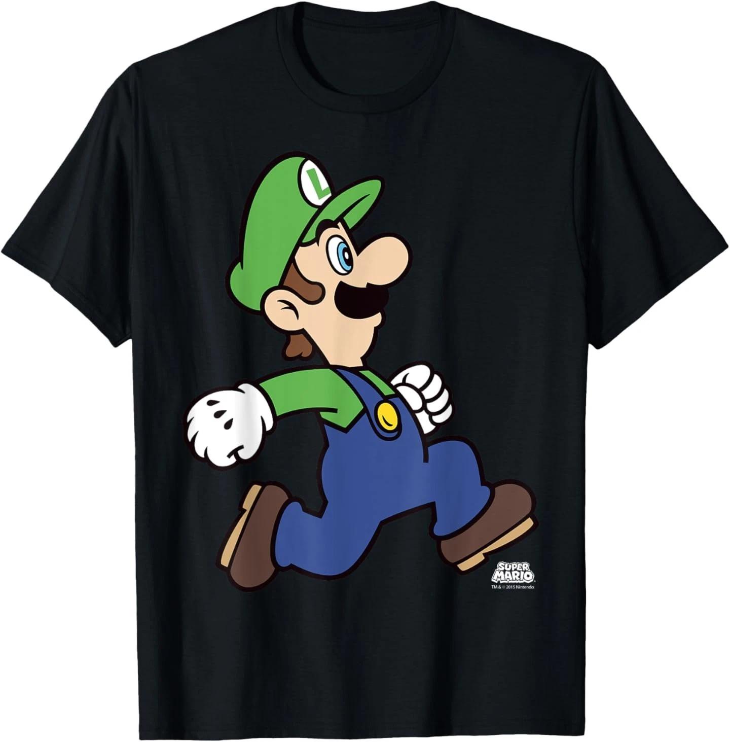 Super Mario Luigi Run Portrait T-Shirt XL