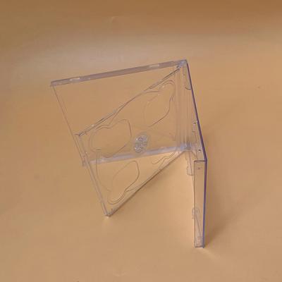 Empty Cd Case Pp Plastic Milky Transparent Cd Case Cd Case Capacity 2 Discs