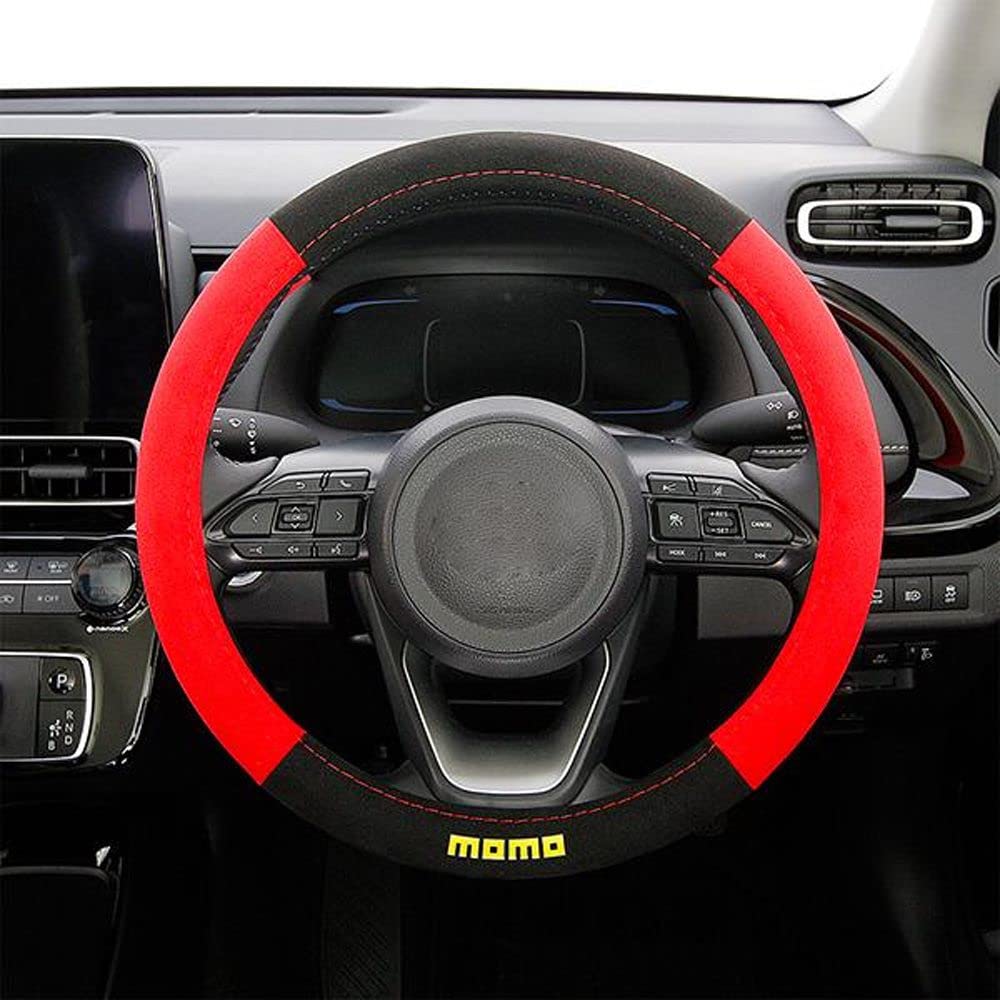 Momo EASY MICROFIBER MOMO Steering Wheel Red Cover, Italy, Milan,
