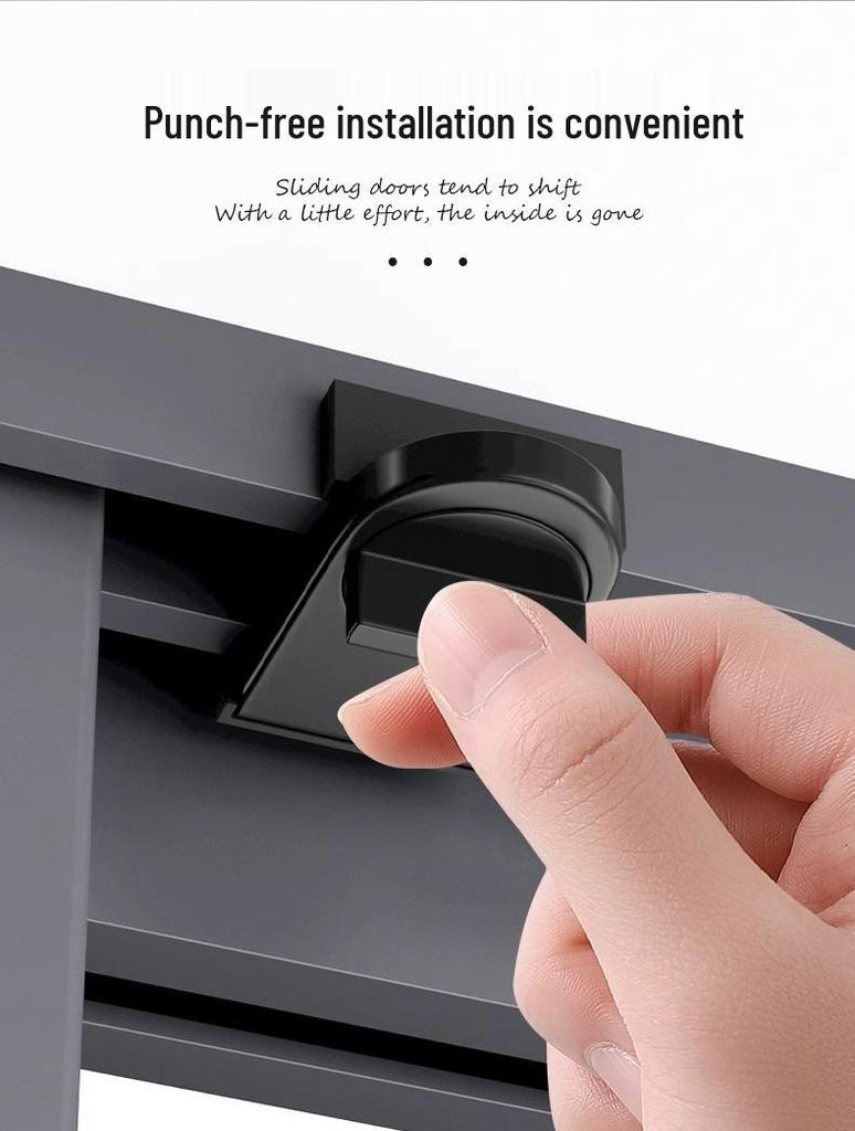 Aluminum Alloy Sliding Window Latch - Child Safety Lock & Window Limiter