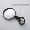 Universals Bike Mirror Adjustable Handlebar Rearview Mirror Handlebar Mount Mirror for Electric Bike Road Bicycles