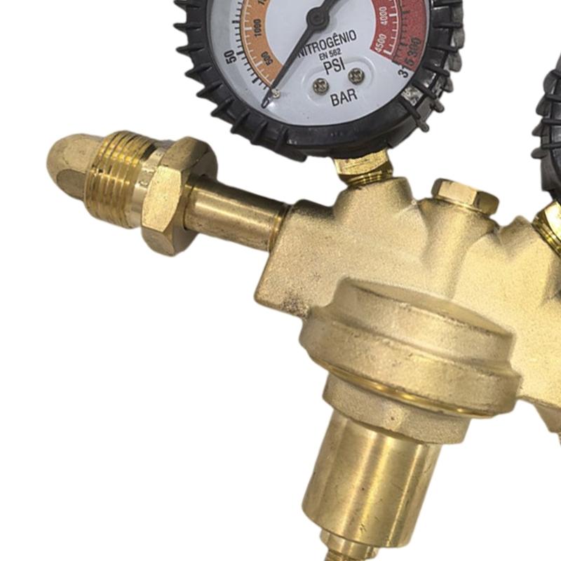 Accuracy Bronze Gas Pressure Regulator For CO2 Rare Welding Systems G3/4 Thread Guard Gate Plan