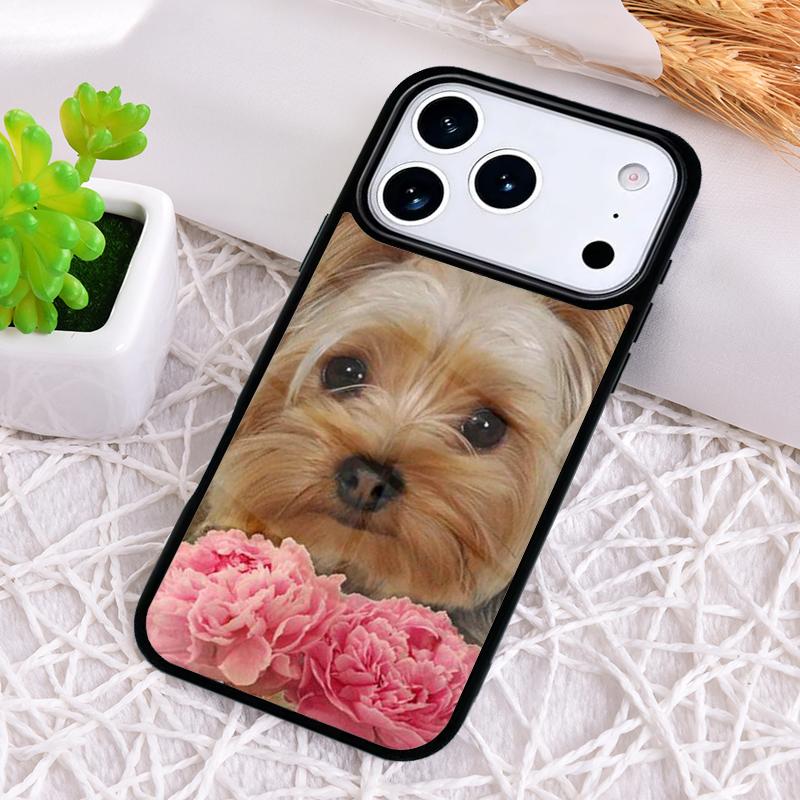 Yorkshire Terrier Dog Shockproof Phone Case for iPhone 17 Air 16e 15 11 12 14 13 Pro Max Cover Coque
