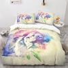 Lion Duvet Cover Set 3D Print Wild Animal Under Sunshine King Queen Size For Teens Kids Bedding Set Polyester Comforter Cover