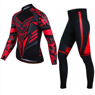 Autumn Long Sleeved Breathable Cycling Suit Set  with Pants Hot Selling Autumn Winter Bike Clothing Racing Suit Pro Team Cycling Sets