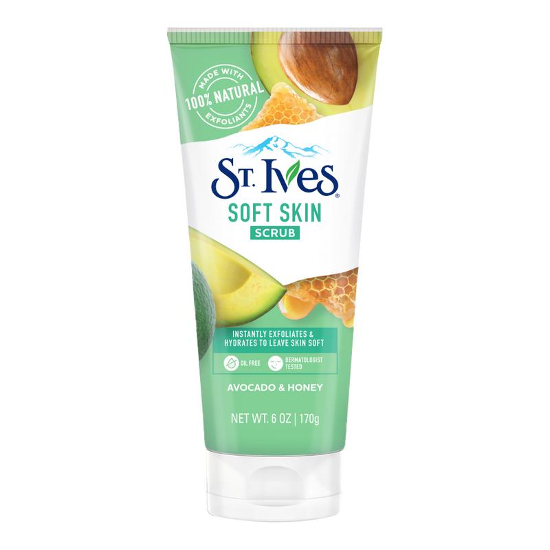 St. Ives Avocado & Honey Body Scrub, 170g, 1 Pcs