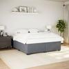 Vidaxl Bed Frame Without Mattress, Dark Gray, 180X200 Cm, Velvet