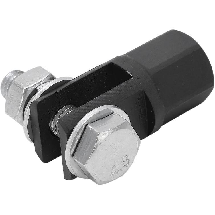 Scissor Jack Adapter, High Strength Rust Resistant Universal Scissor Jack Connector for Trailer for RV for Use with 12in Drive Impact Wrench