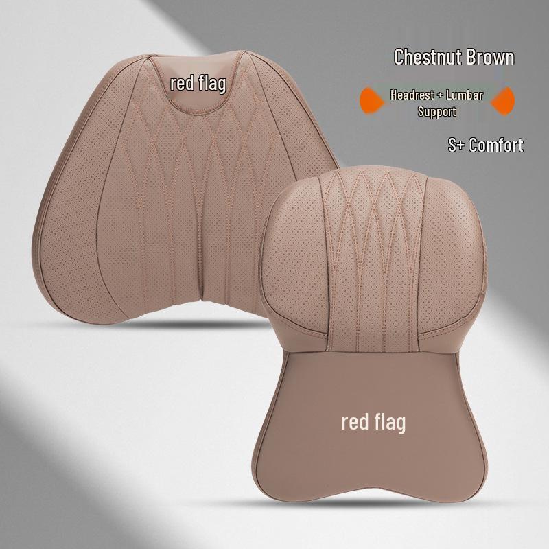 Hongqi Car Neck and Lumbar Support Cushion for HS5, HS7, H9, E-QM5, H5