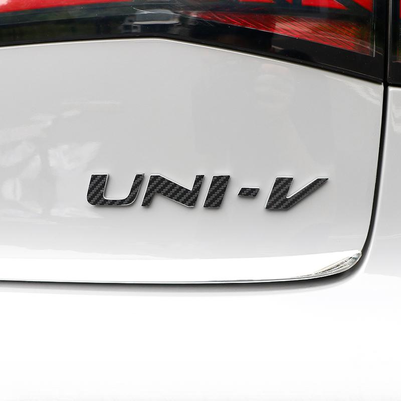 

For Changan Univ Tailgate Car Logo Sticker Modified UNI-V Letter Label Special Label Color Change Personalized Sticker Tools