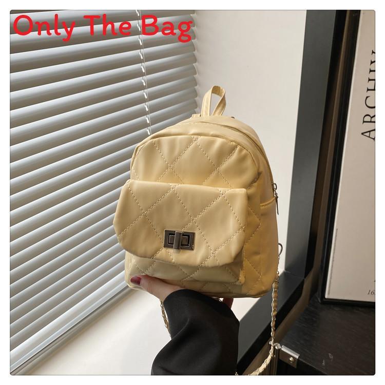 Pu Fashion Chain Strap Mini Backpack For Daily Casual Use