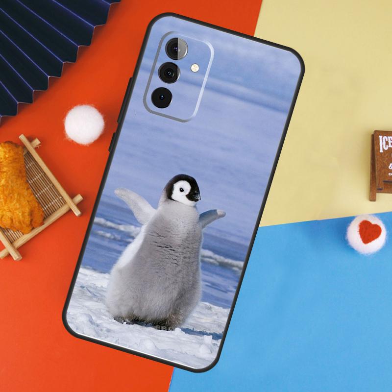 Penguin Snow Arctic Cute Animal Case For Samsung Galaxy A17 A35 A55 A06 A16 A26 A36 A56 A53 A32 A52 A33 A13 A14 A34 A54 A15