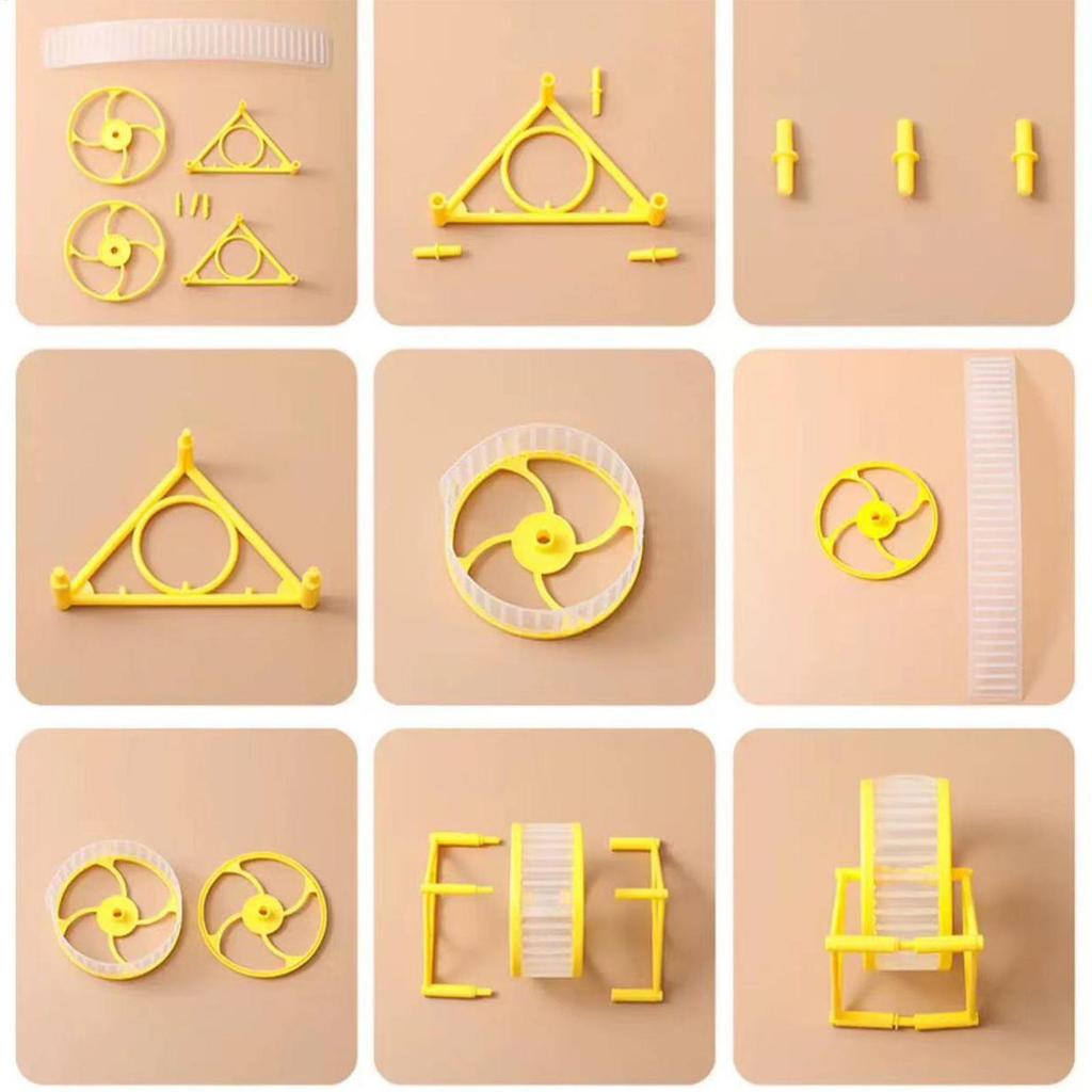 Quiet Hamster Wheel Silent Breathable with Stand Hamster Exercise Wheel for Cage Running for Small Medium Breeds Golden Bears