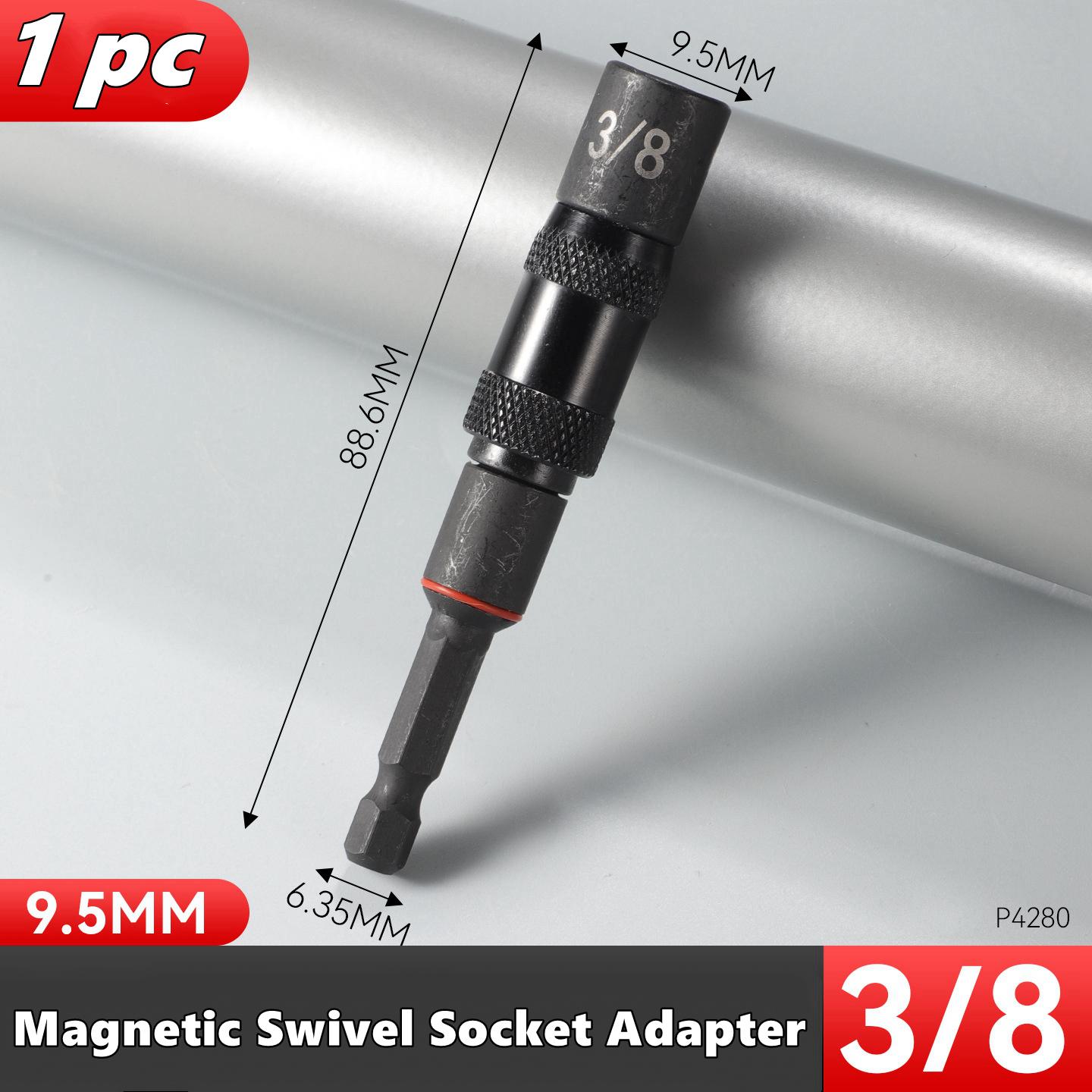 

1/4 3/8 5/16 Hex Magnetic Ring Screwdriver/Drill Bits Extension Rod Magnetic Swivel Quick Change Holder Drive Screw Drill Tip