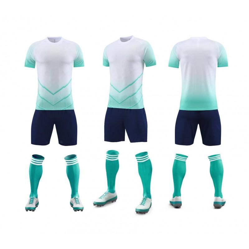 Factory Adult Children's Football Uniform Loose Quick-drying Youth Training Camp Set Customization