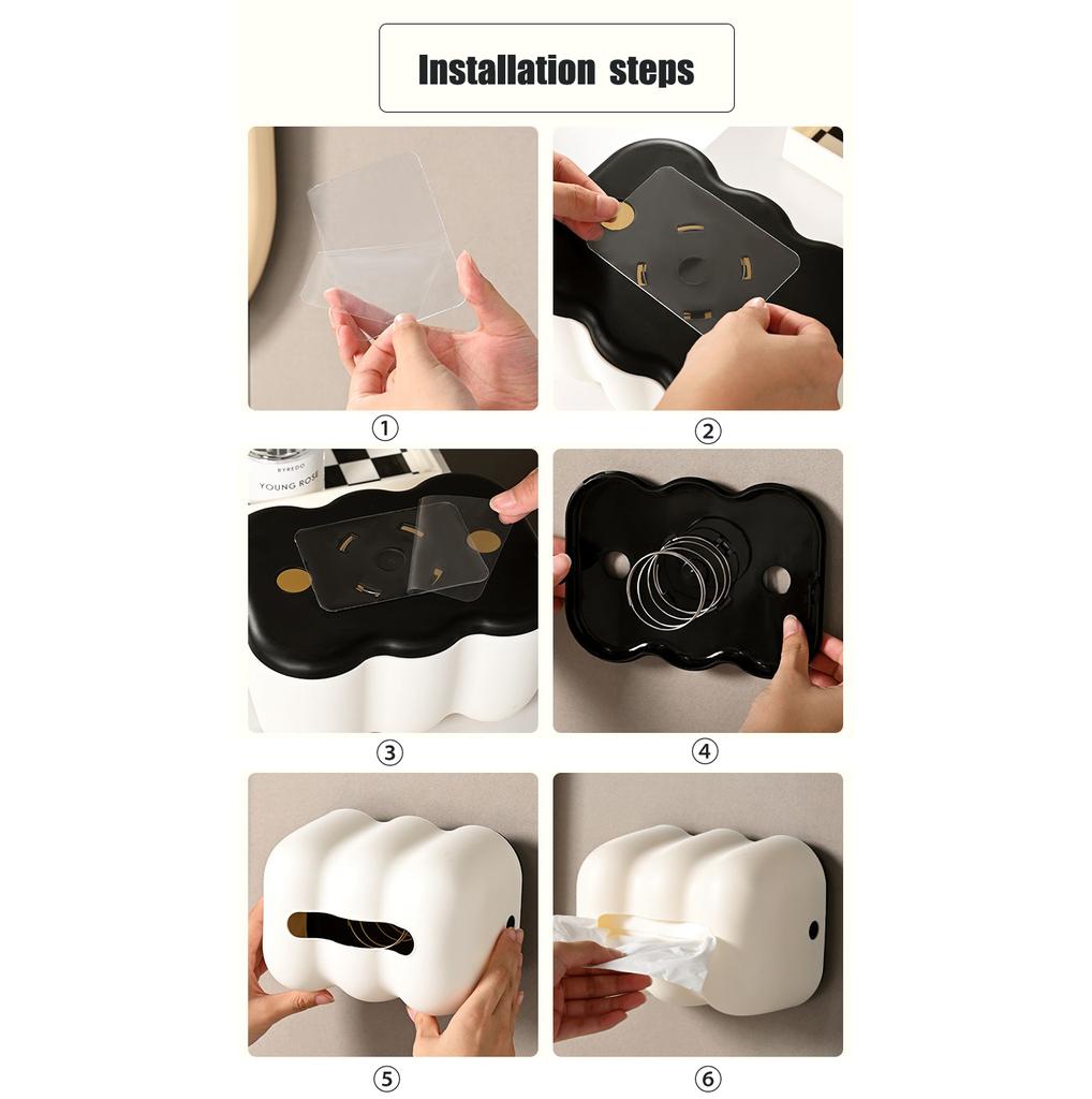 Cotton Candy Tissue Box Holder Paper Dispenser Luxury Home Living Room Tissue Organizer Decorative Napkin Box Bubble Design