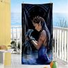 Gothic Style Beach Towel Super Soft & Absorbent Comfortable Lightweight