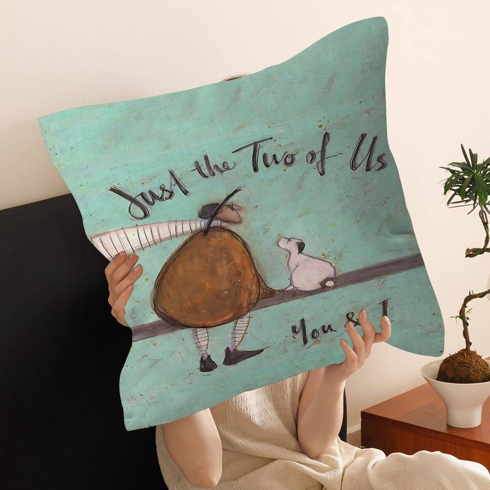 Sam Toft Art Decorative Room Aesthetics Pillow Case Home Decor Bedroom Sofa Bed Couch Pillow Cover 45X45