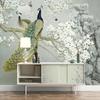 3d Peacock Wallpaper Magnolia Flowers Wall Mural Living Room Study Background Wall Paper Home Decor