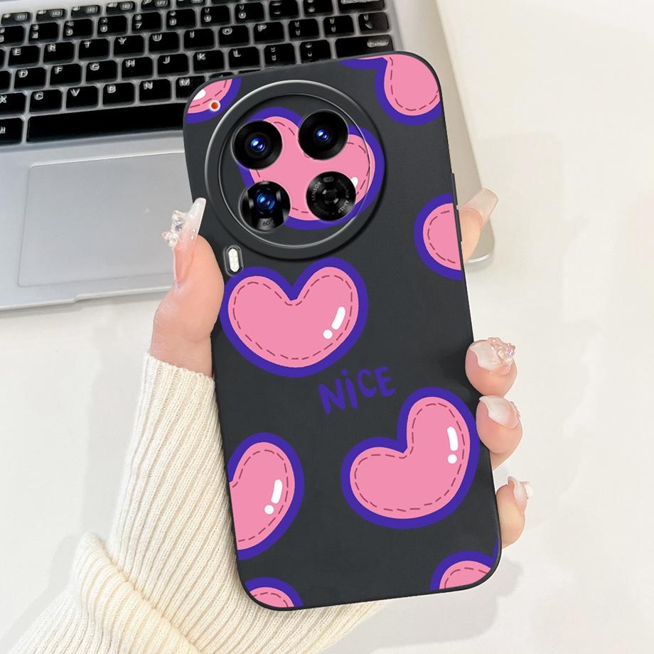 For Tecno Camon 30 Premier Case Cover Soft Silicone TPU Flower Girly Fashion Phone Case For Tecno Camon 30 5G /4G Bumper Fundas
