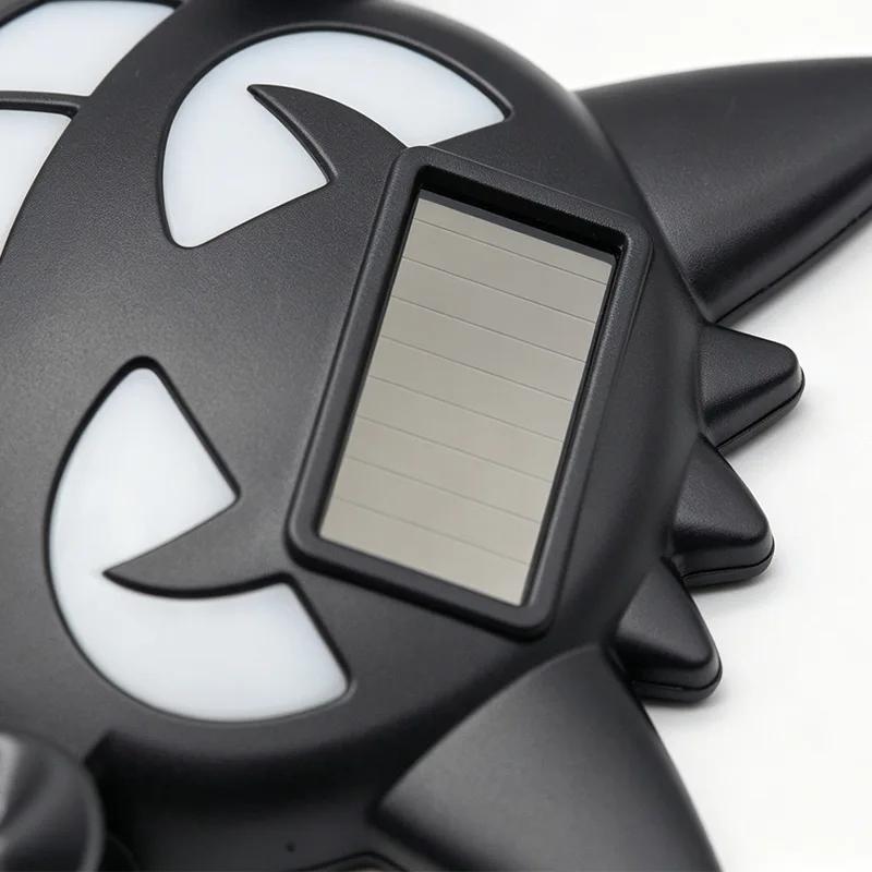 Kebidu Solar‑Powered Car Devil Light, RGB LED Decor Lamp, Type‑C Rechargeable Suction Cup Car Window Ornament Light