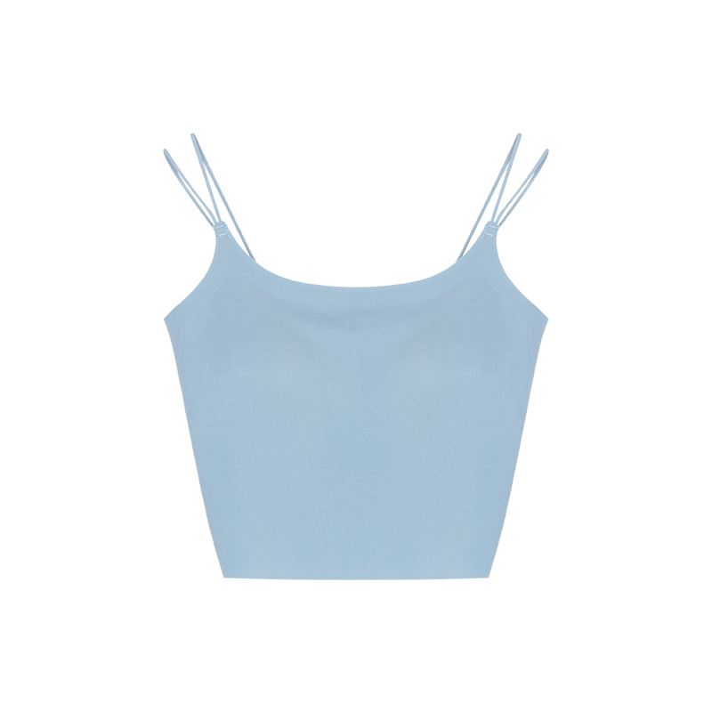 Kumikumi Sexy Pure Color Slim-Fitting Suspenders Vest