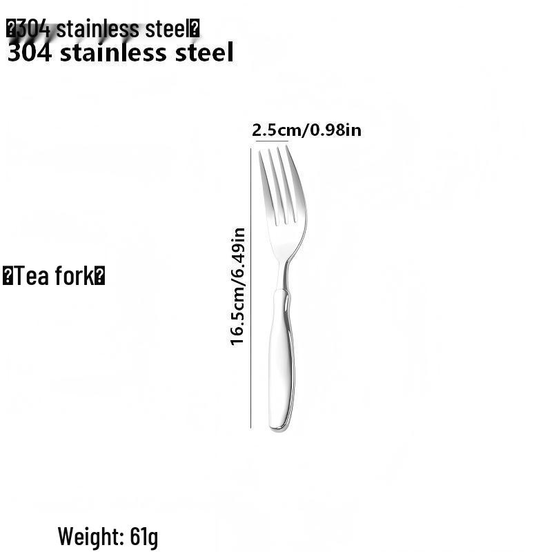 Bright Sheng 304 Stainless Steel Western Dining Cutlery Set - Steak Fork & Spoon