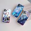 Genshin Impact Transparent Phone Case for Motorola Moto Edge Plus G200 G23 E13 E15 E20 E30 G62 G71 G72 G75 G24 G15 Power