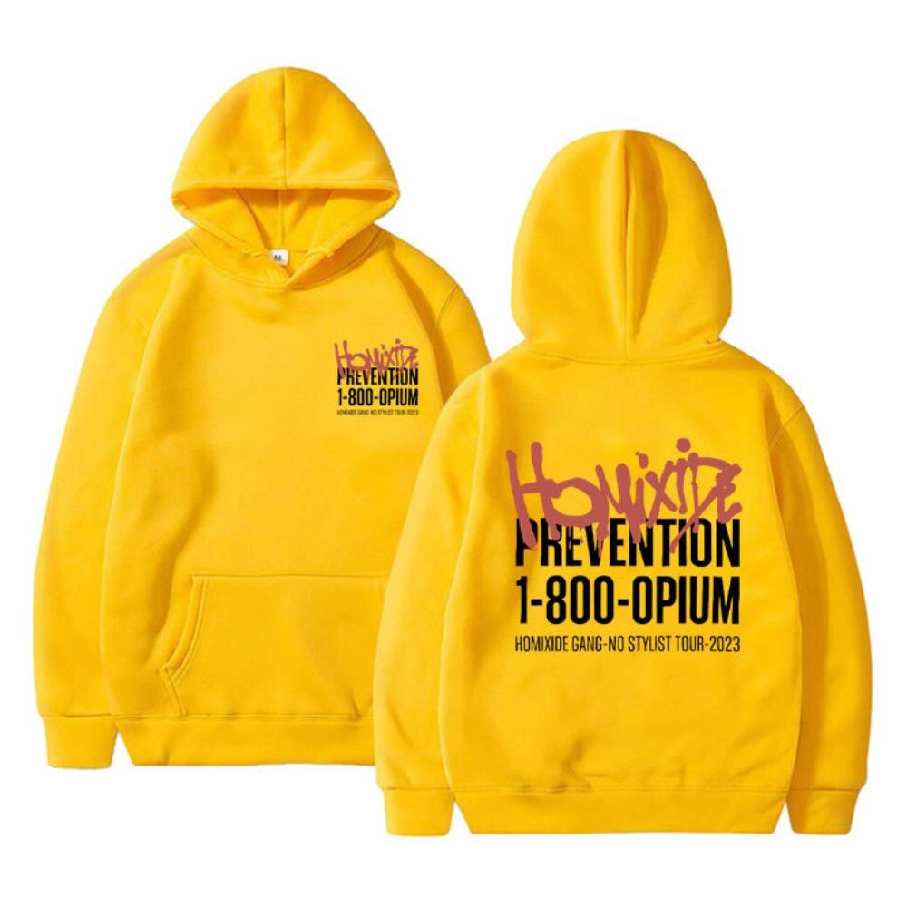 Homixide Gang No Stylist Tour Hoodie Autumn and Winter Sweatshirt Men Womnen Fashion Pullover Men's Fleece Hoodies