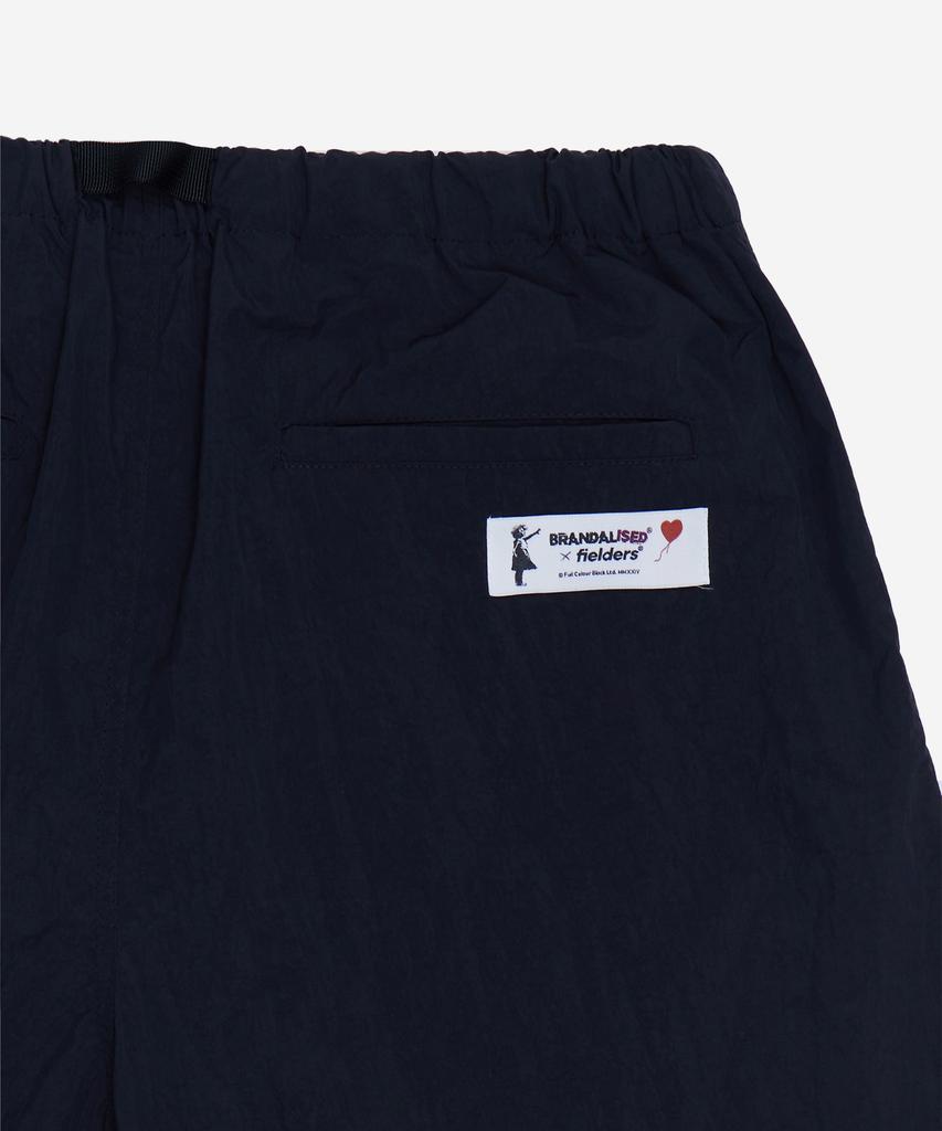 Pildeoseu [Brandalised X Fielders] Utility Belted Nylon Shorts Black